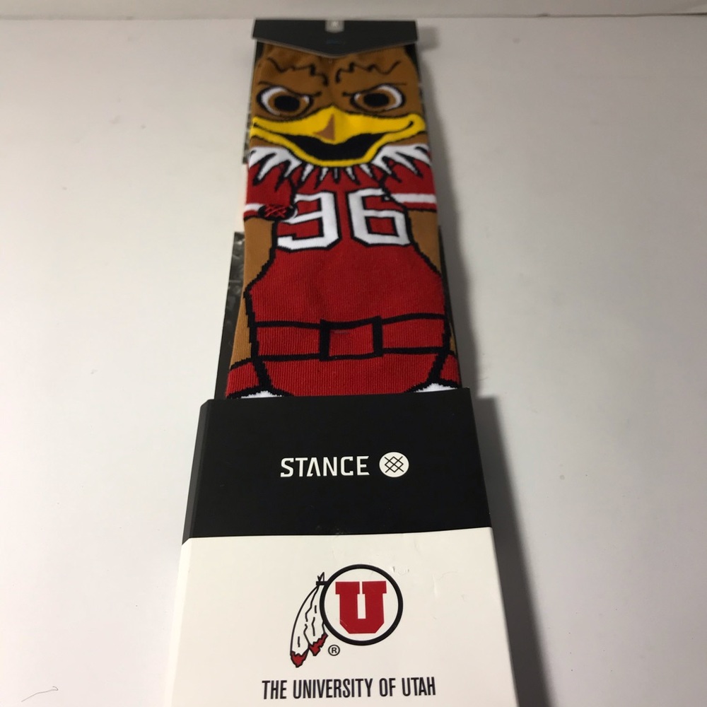 Stance University of Utah Swoop Hawk Socks Medium